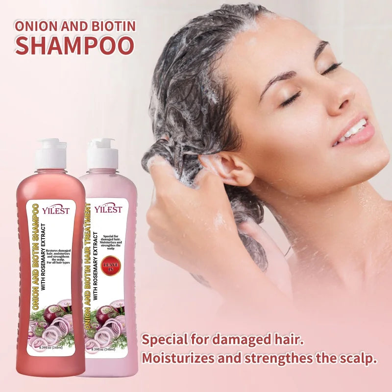 Onion Biotin and Rosemary Shampoo Set